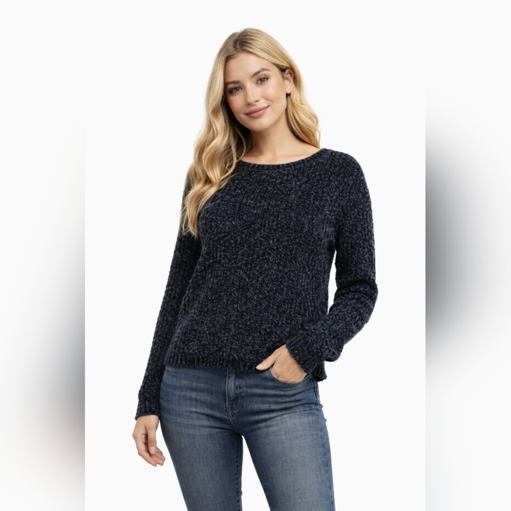Aeropostale Charcoal Textured Knit Sweater XS